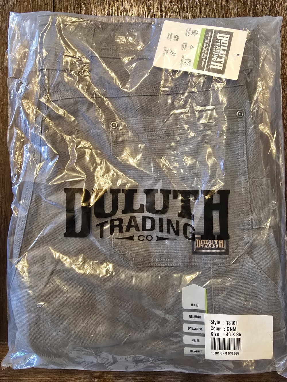 NWT Duluth Trading Co DuluthFlex Fire Hose Relaxed Fit Carpenter Pants